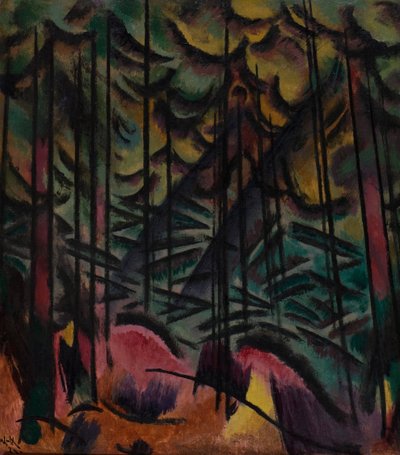 Expressive Firs by Johans Valters